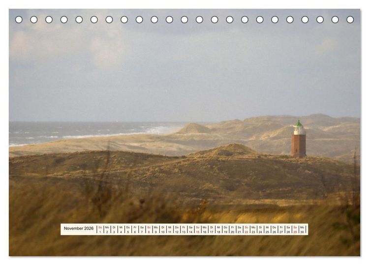 Produktbild: Faszination Sylt (Tischkalender 2026 DIN A5 quer), CALVENDO Monatskalender