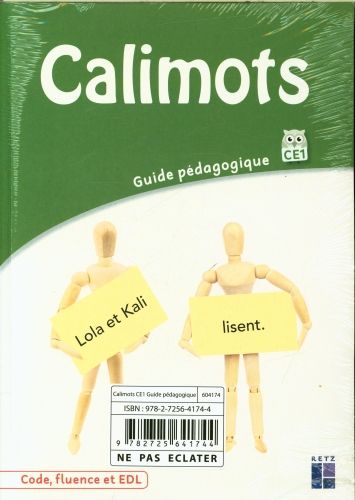 Produktbild: Calimots CE1 : guide p&eacute;dagogique