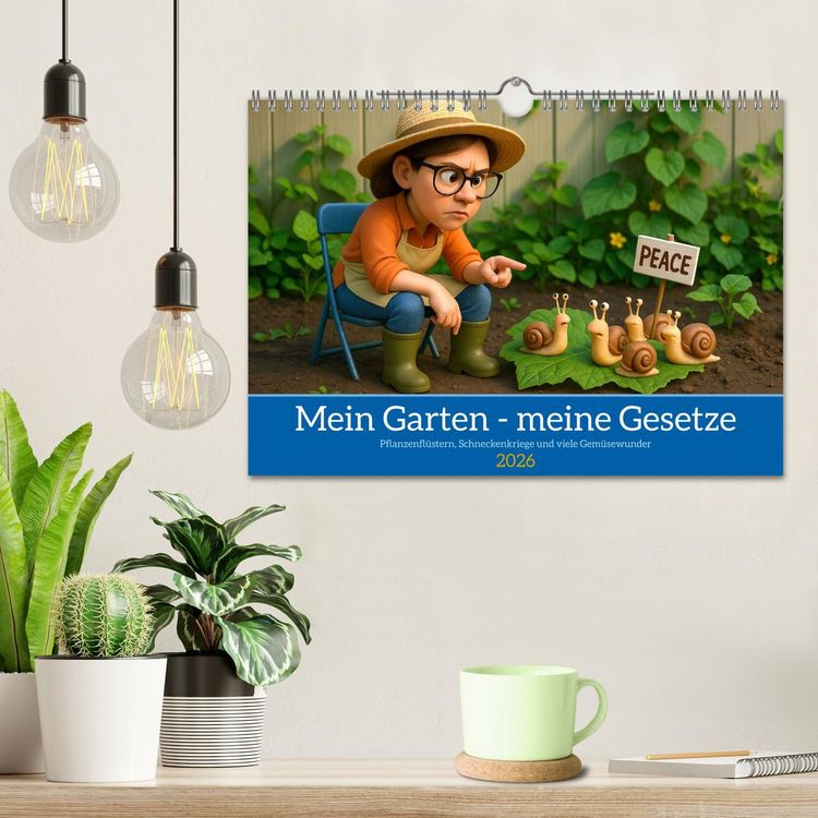 Produktbild: Mein Garten - meine Gesetze (Wandkalender 2026 DIN A4 quer), CALVENDO Monatskalender