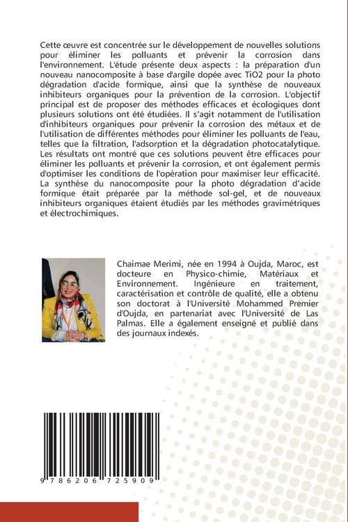Produktbild: Synth&egrave;se de Nanocomposites & Inhibiteurs de Corrosion