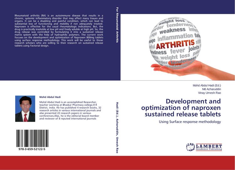 Produktbild: Development and optimization of naproxen sustained release tablets