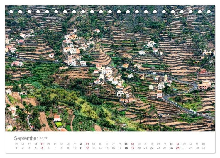 Produktbild: La Gomera &ndash; Die gr&uuml;ne Perle der Kanaren. (Tischkalender 2027 DIN A5 quer), CALVENDO Monatskalender