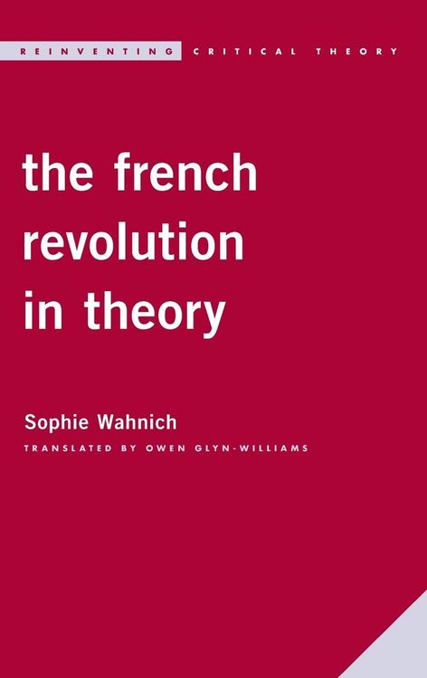 Produktbild: French Revolution in Theory