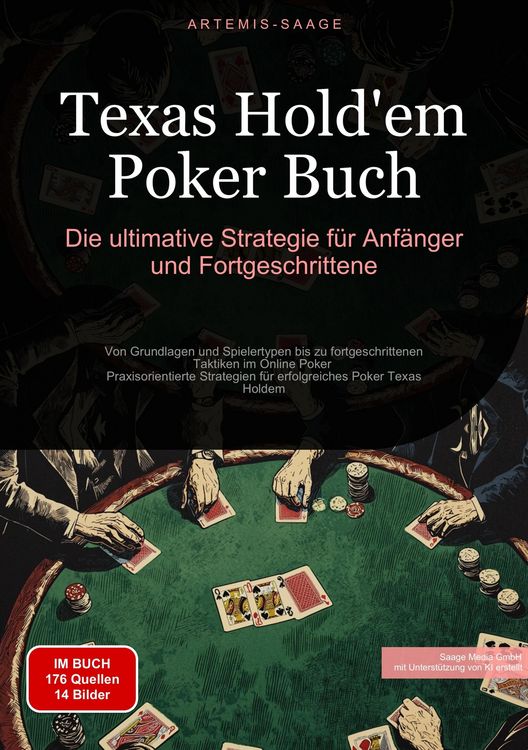 Produktbild: Texas Hold'em Poker Buch: Die ultimative Strategie f&uuml;r Anf&auml;nger und Fortgeschrittene