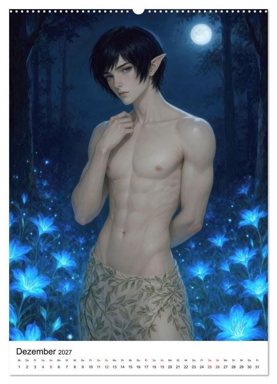 Produktbild: Mysthische M&auml;nner Fantasy (hochwertiger Premium Wandkalender 2027 DIN A2 hoch), Kunstdruck in Hochglanz