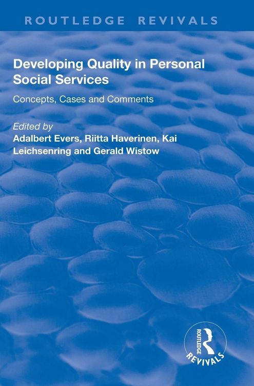 Produktbild: Developing Quality in Personal Social Services