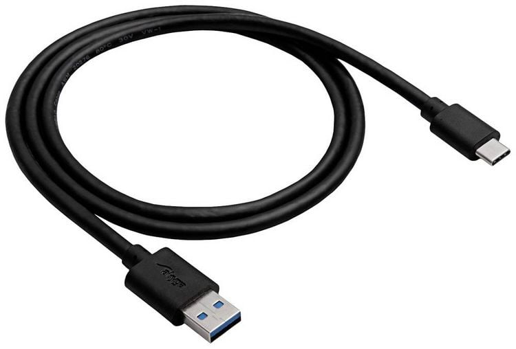 Produktbild: Akyga USB-Kabel USB-A Stecker, USB-C&reg; Stecker 0.50m Schwarz AK-USB-24
