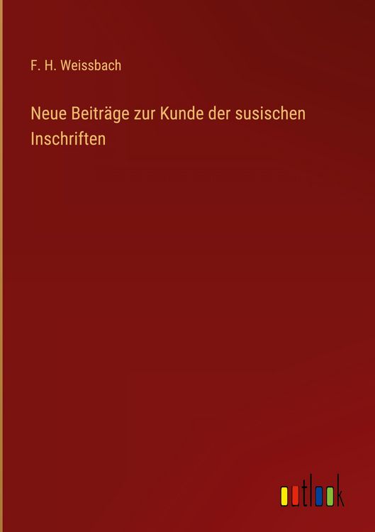 Produktbild: Neue Beitr&auml;ge zur Kunde der susischen Inschriften