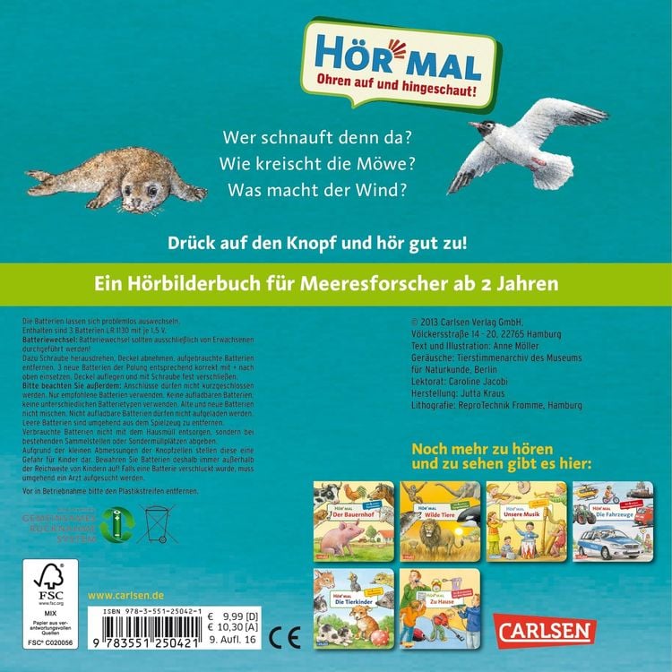 Produktbild: Das Meer / Hör mal Band 8