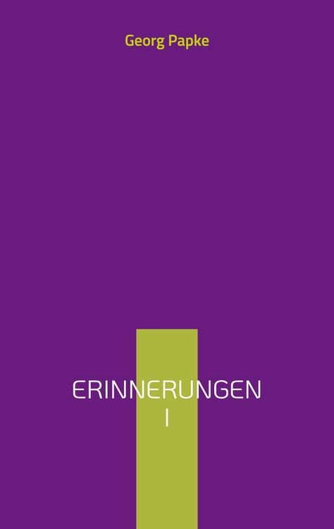Produktbild: Erinnerungen I