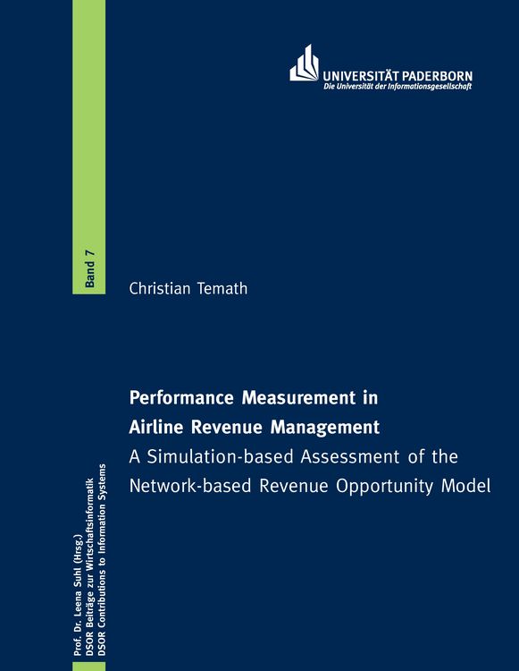 Produktbild: Performance Measurement in Airline Revenue Managment