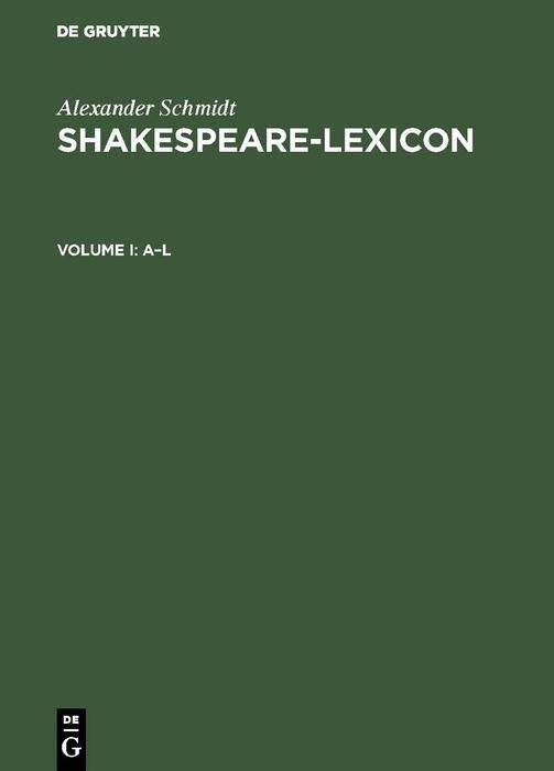 Produktbild: Shakespeare-Lexicon