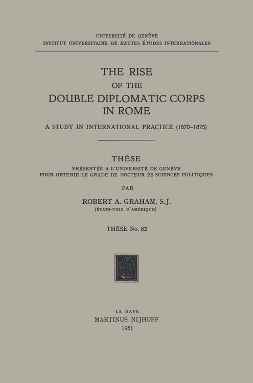 Produktbild: The Rise of the Double Diplomatic Corps in Rome