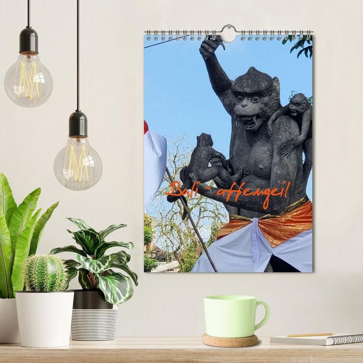 Produktbild: Bali - affengeil (Wandkalender 2026 DIN A4 hoch), CALVENDO Monatskalender