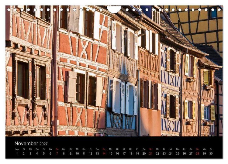 Produktbild: E L S A S S Impressionen (Wandkalender 2027 DIN A4 quer), CALVENDO Monatskalender