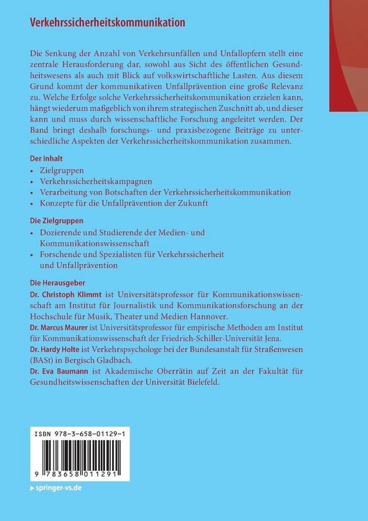 Produktbild: Verkehrssicherheitskommunikation