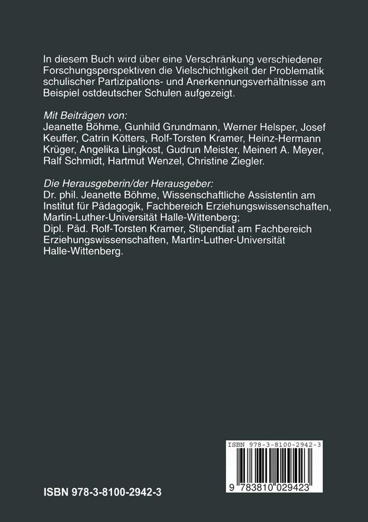 Produktbild: Partizipation in der Schule