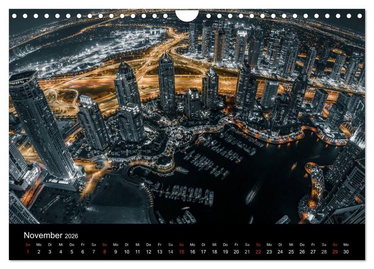 Produktbild: Dubai in Bildern (Wandkalender 2026 DIN A4 quer), CALVENDO Monatskalender