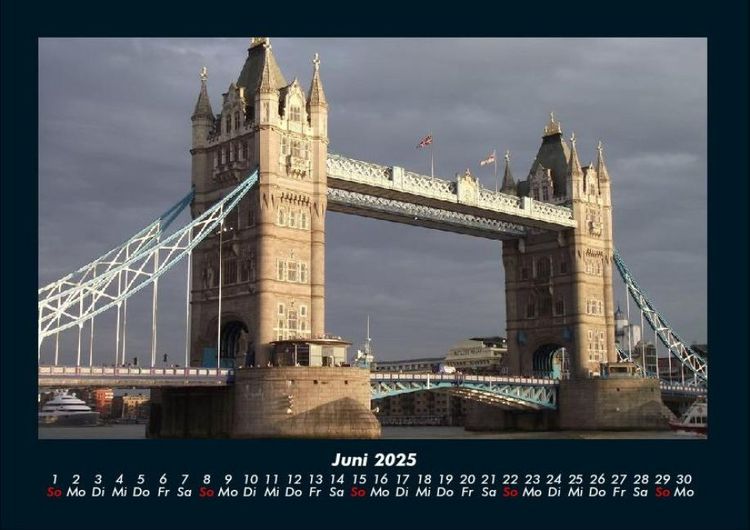 Produktbild: London 2025 Fotokalender DIN A4