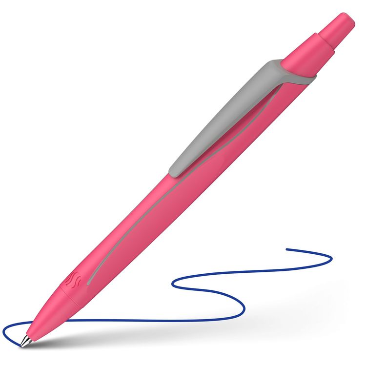 Produktbild: Schneider Kugelschreiber Reco neon pink, Mine Eco 725 M blau