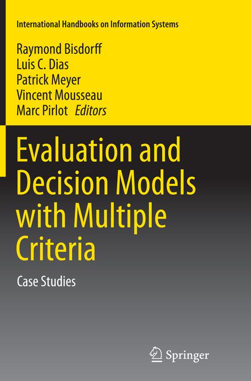 Produktbild: Evaluation and Decision Models with Multiple Criteria