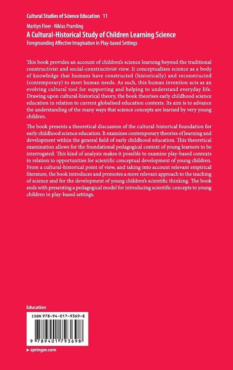 Produktbild: A Cultural-Historical Study of Children Learning Science