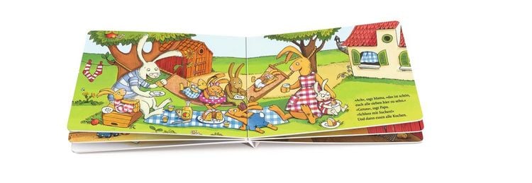 Produktbild: Wenn sieben freche kleine Hasen schnell in die Verstecke rasen