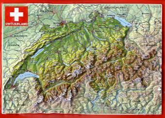 Produktbild: Markgraf, A: Reliefpostkarte Schweiz