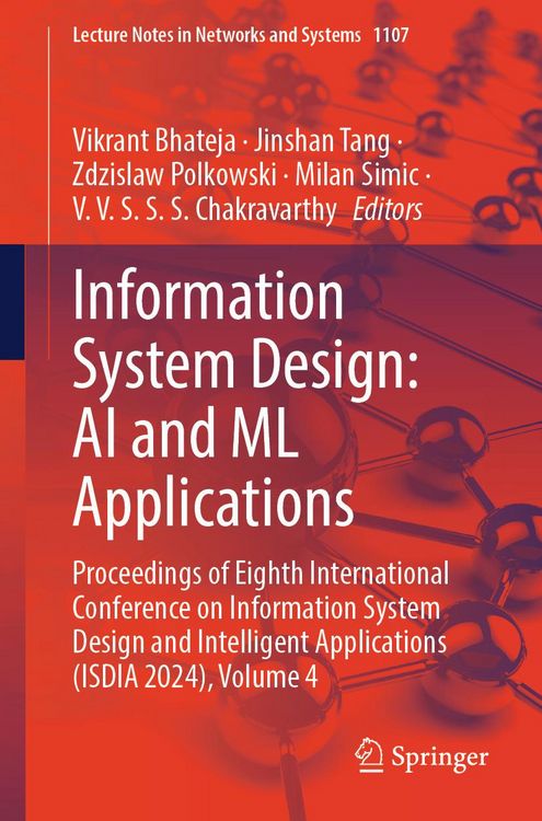 Produktbild: Information System Design: AI and ML Applications