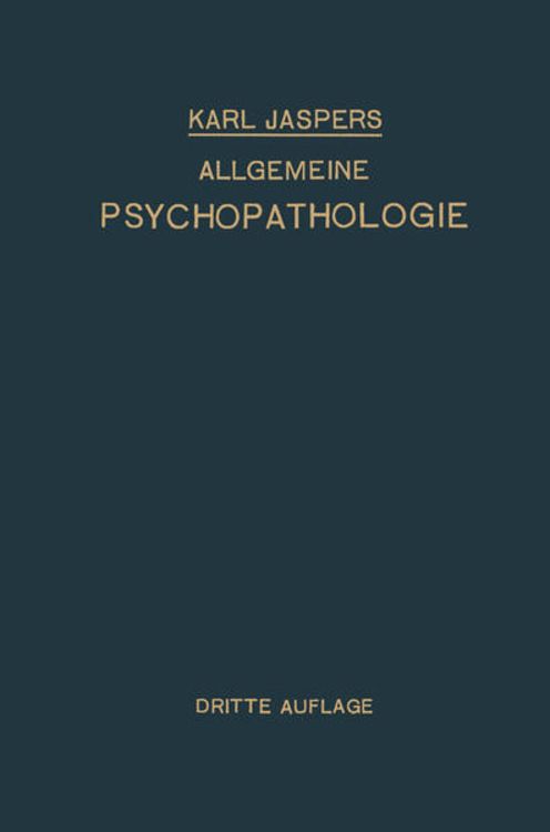 Produktbild: Allgemeine Psychopathologie