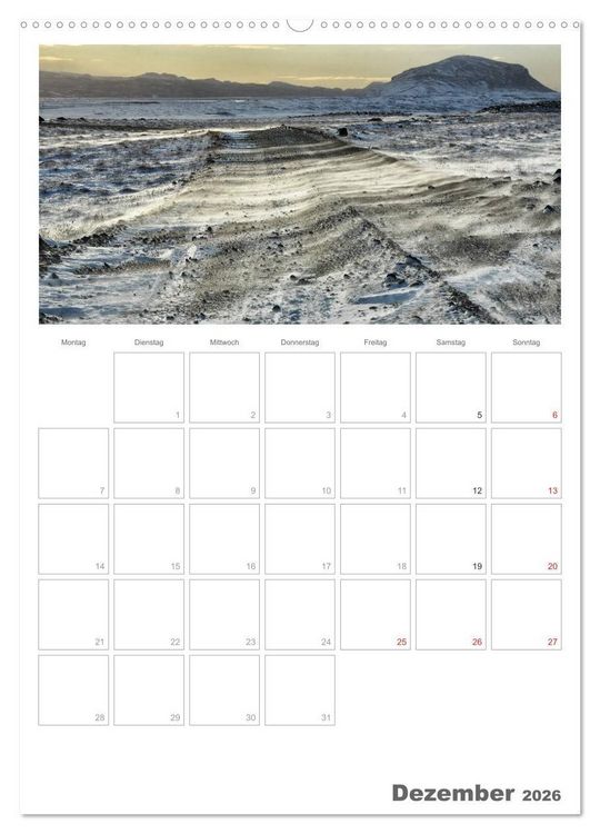 Produktbild: Faszination Island - Landschaftskalender mit Tagesplaner 2026 / Planer (Wandkalender 2026 DIN A2 hoch), CALVENDO Monatskalender