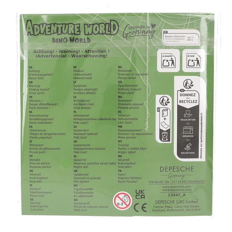 Produktbild: Dino World Glow in the Dark Spinnen