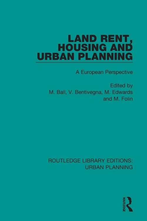 Produktbild: Land Rent, Housing and Urban Planning