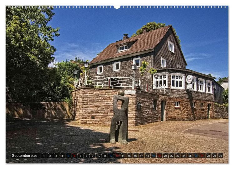 Produktbild: Stadtansichten N&uuml;mbrecht - Der Kurort im Oberbergischen Kreis (hochwertiger Premium Wandkalender 2026 DIN A2 quer), Kunstdruck in Hochglanz