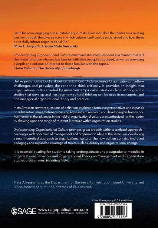 Produktbild: Understanding Organizational Culture