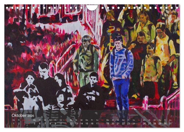 Produktbild: Alena Steinlechner, Acryl auf Leinwand (Wandkalender 2026 DIN A4 quer), CALVENDO Monatskalender