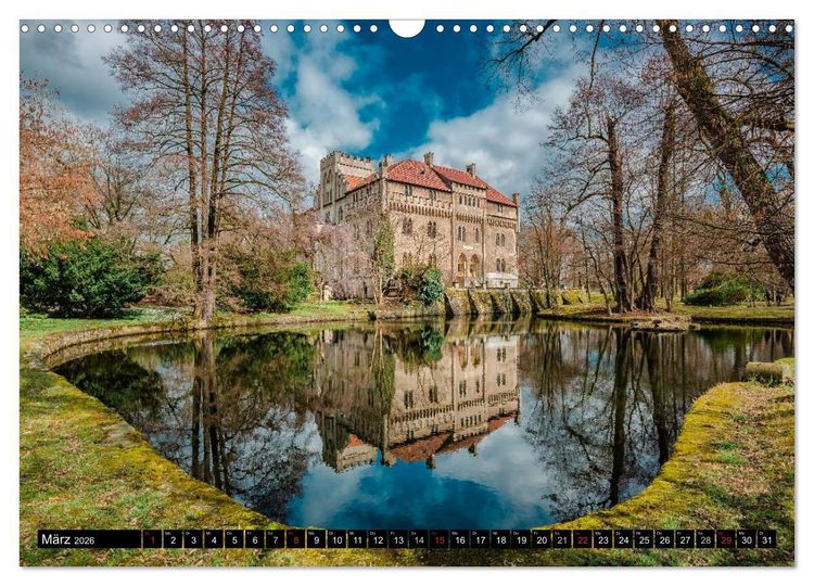 Produktbild: Sachsens Schl&ouml;sser (Wandkalender 2026 DIN A3 quer), CALVENDO Monatskalender