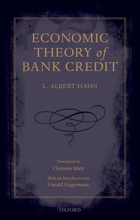 Produktbild: Economic Theory of Bank Credit
