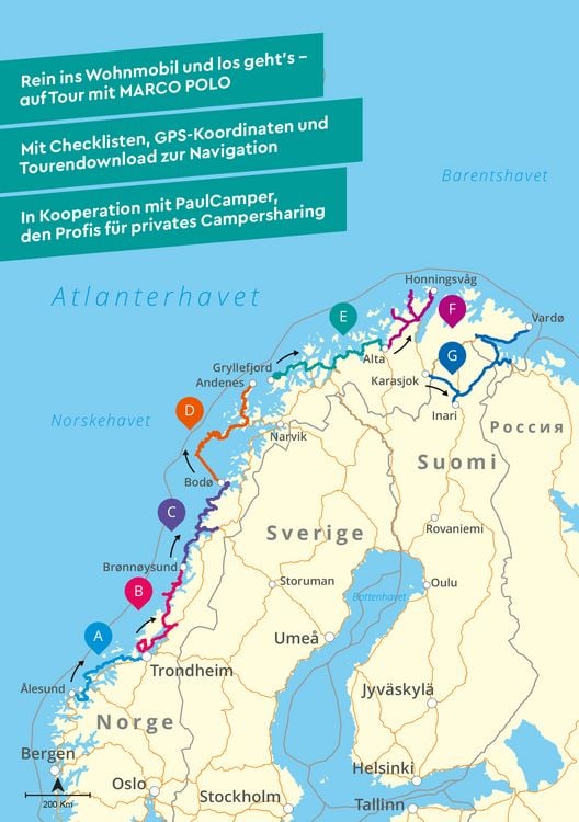 Produktbild: MARCO POLO Camper Guide Nordnorwegen: Lofoten & Nordkap