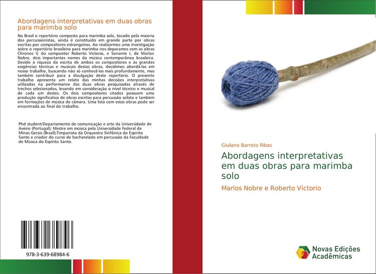 Produktbild: Abordagens interpretativas em duas obras para marimba solo