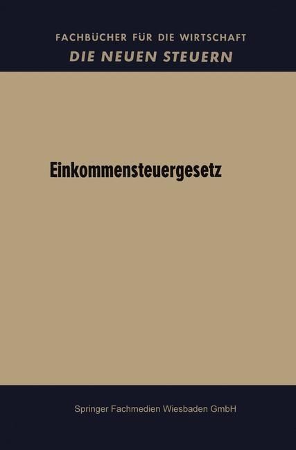 Produktbild: Einkommensteuergesetz