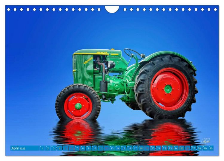 Produktbild: Traktor - Oldtimer (Wandkalender 2026 DIN A4 quer), CALVENDO Monatskalender