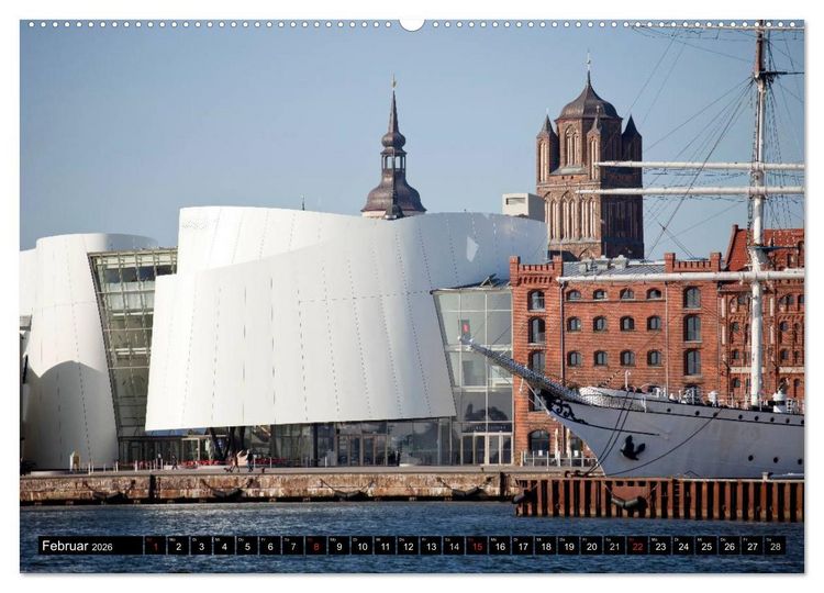 Produktbild: Hansestadt Stralsund (Wandkalender 2026 DIN A2 quer), CALVENDO Monatskalender