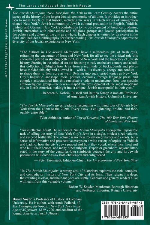 Produktbild: The Jewish Metropolis
