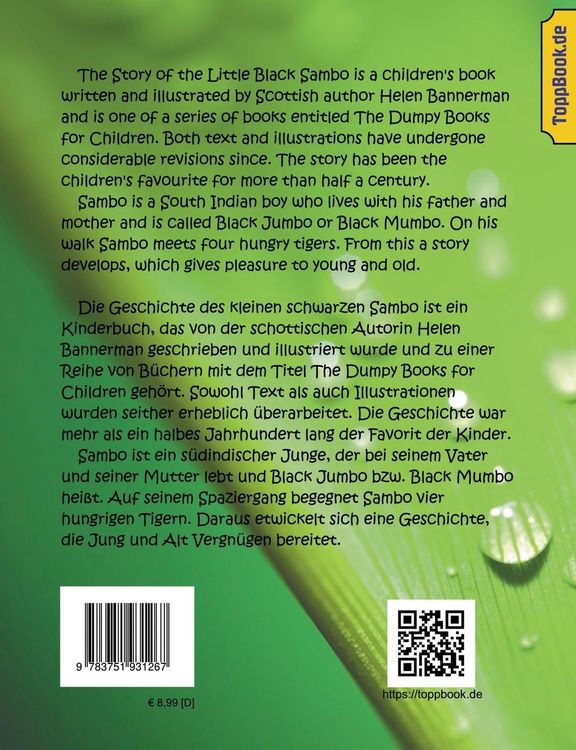 Produktbild: Kleiner Schwarzer Sambo - Little Black Sambo