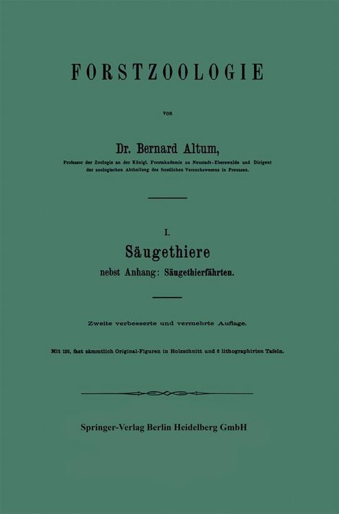 Produktbild: Forstzoologie