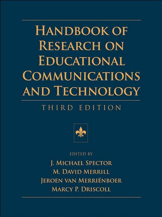 Produktbild: Handbook of Research on Educational Communications and Technology