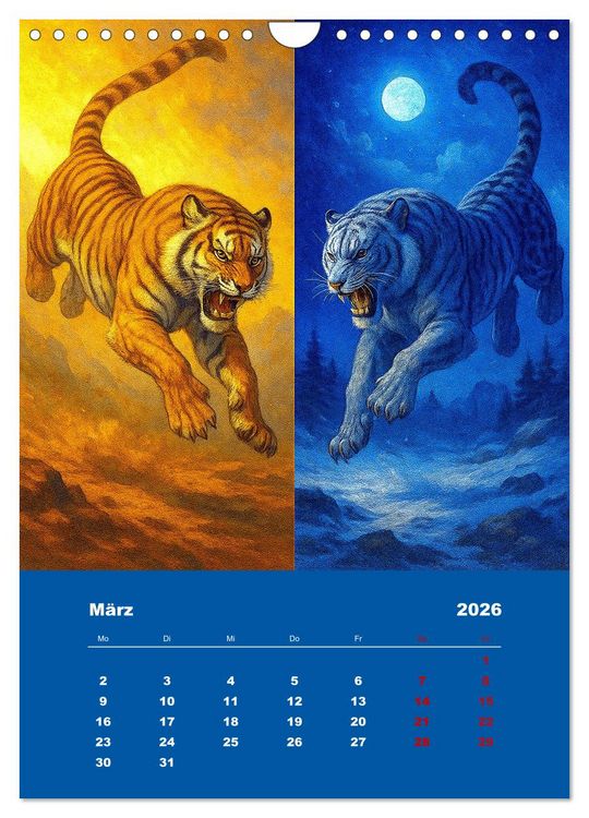 Produktbild: Spiegelwildnis (Wandkalender 2026 DIN A4 hoch), CALVENDO Monatskalender