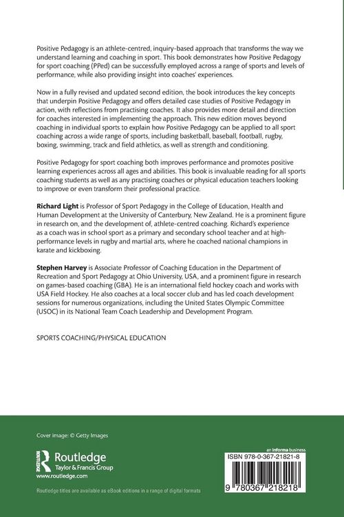 Produktbild: Positive Pedagogy for Sport Coaching