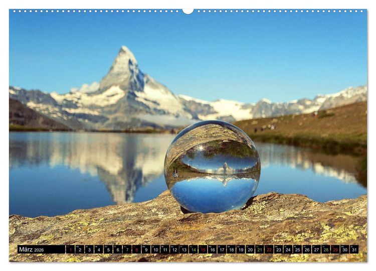 Produktbild: Und ewig lockt das Matterhorn (hochwertiger Premium Wandkalender 2026 DIN A2 quer), Kunstdruck in Hochglanz